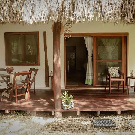 Pucte 13 Villa Bacalar Bagian luar foto