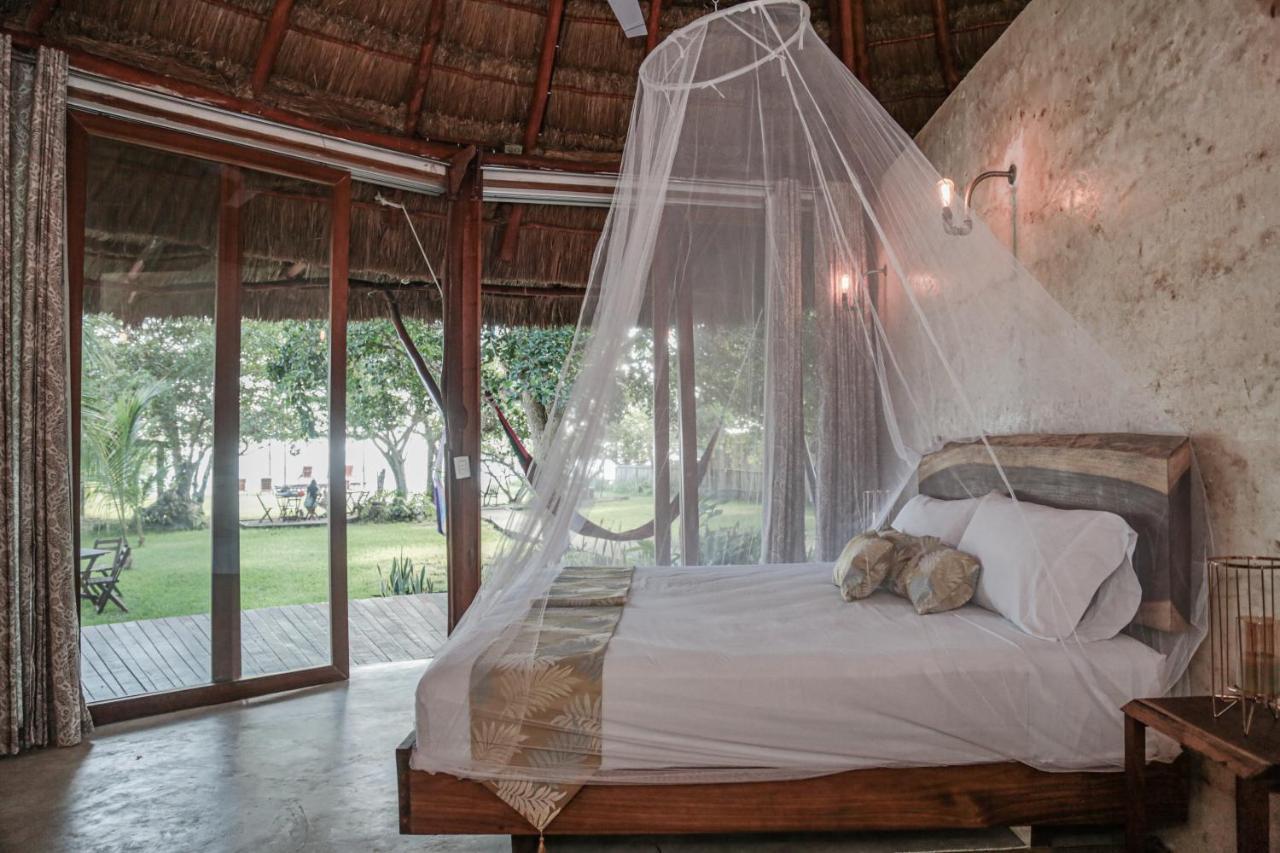 Pucte 13 Villa Bacalar Bagian luar foto