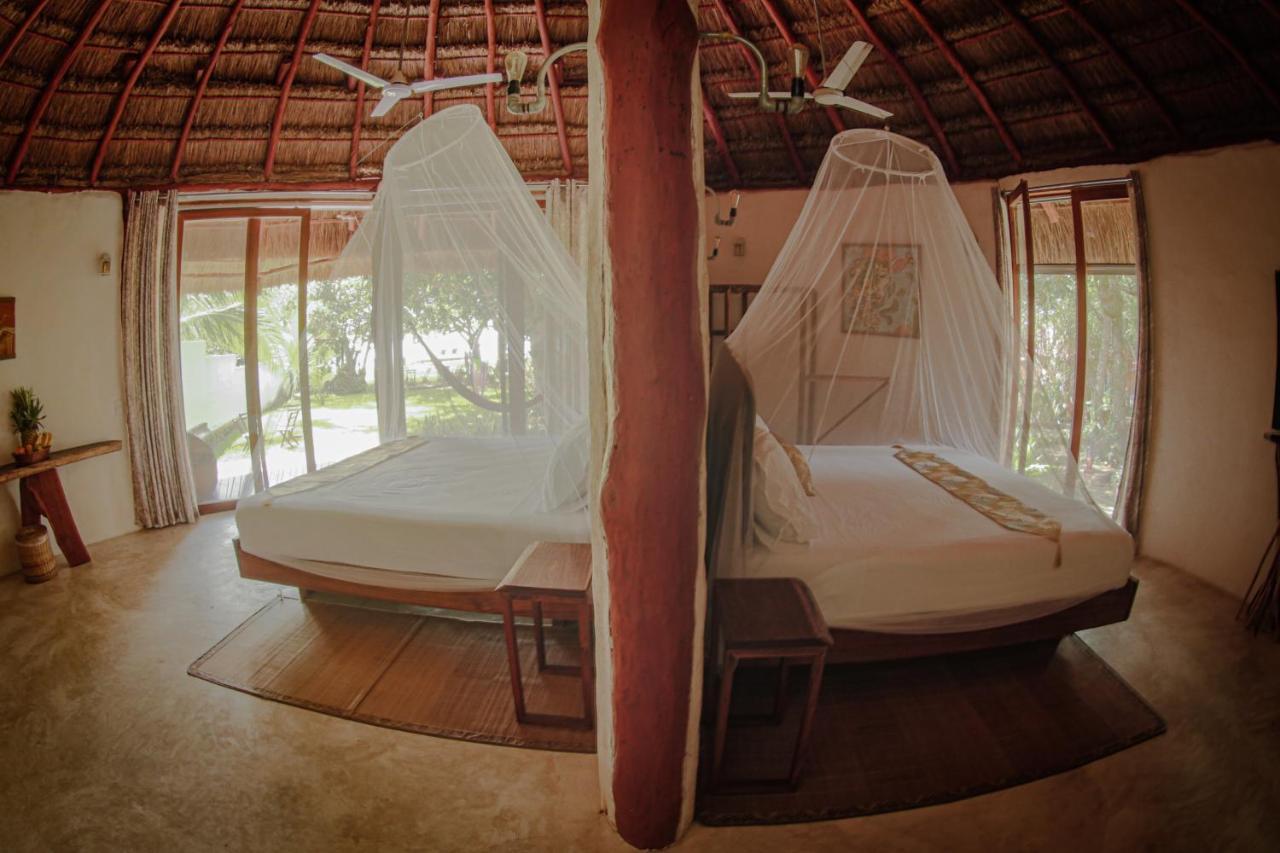 Pucte 13 Villa Bacalar Bagian luar foto