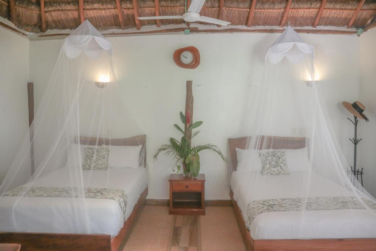 Pucte 13 Villa Bacalar Bagian luar foto